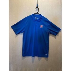 Chicago Cubs Polo Men's Large Royal Blue